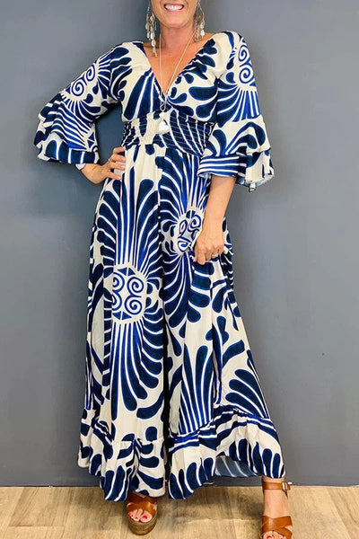 Asthore® | Elegantes Kleid mit Blumendruck