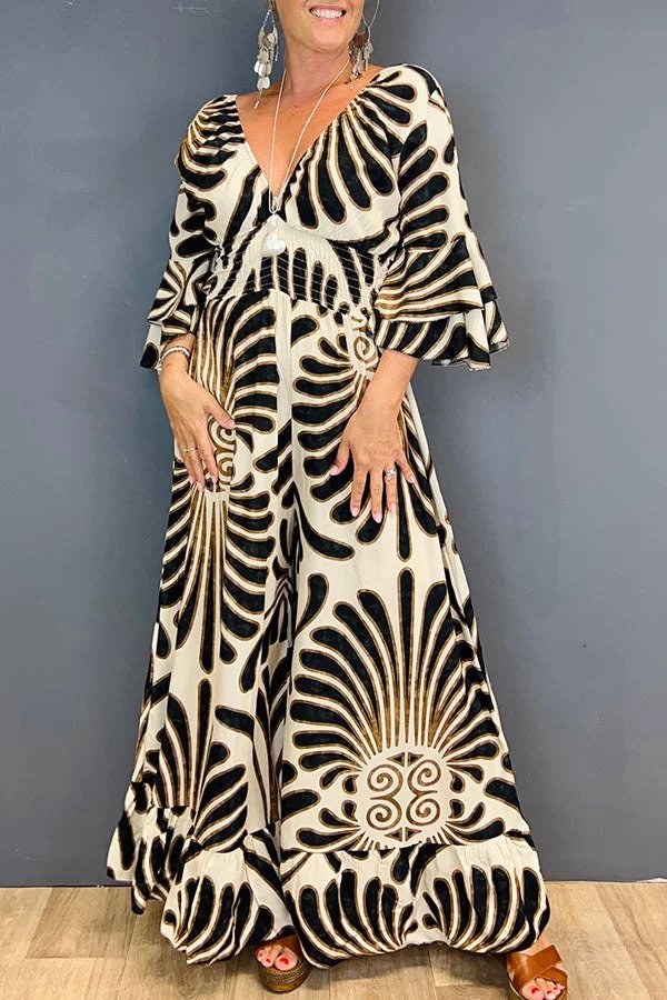Asthore® | Elegantes Kleid mit Blumendruck