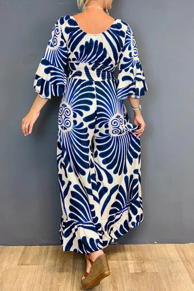 Asthore® | Elegantes Kleid mit Blumendruck